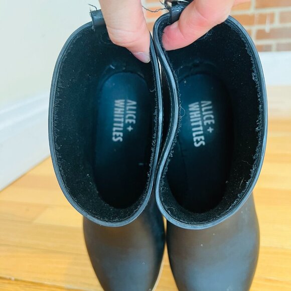 Alice + Whittles Minimalist Rain Boots Womens 9 - Picture 9 of 16